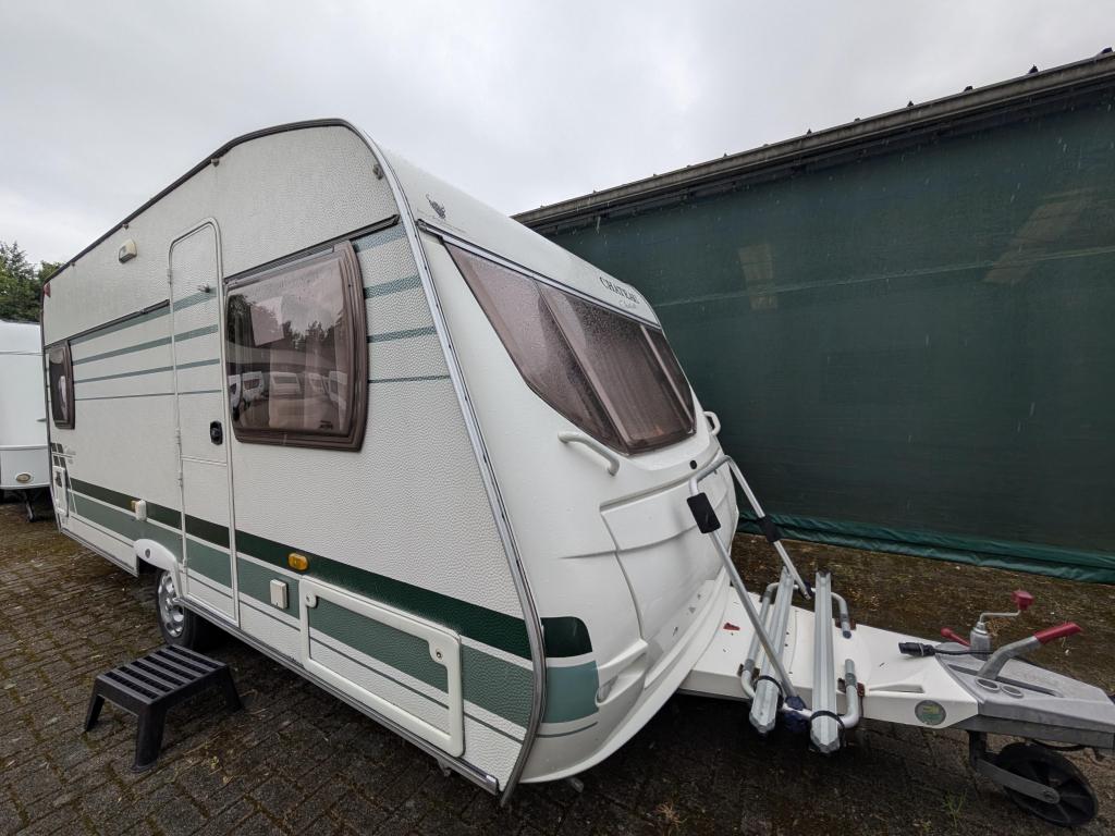 Chateau Calista 450 met voortent, Caravans en Kamperen, Caravans, Schokbreker, Chateau, Rondzit, Bedrijf