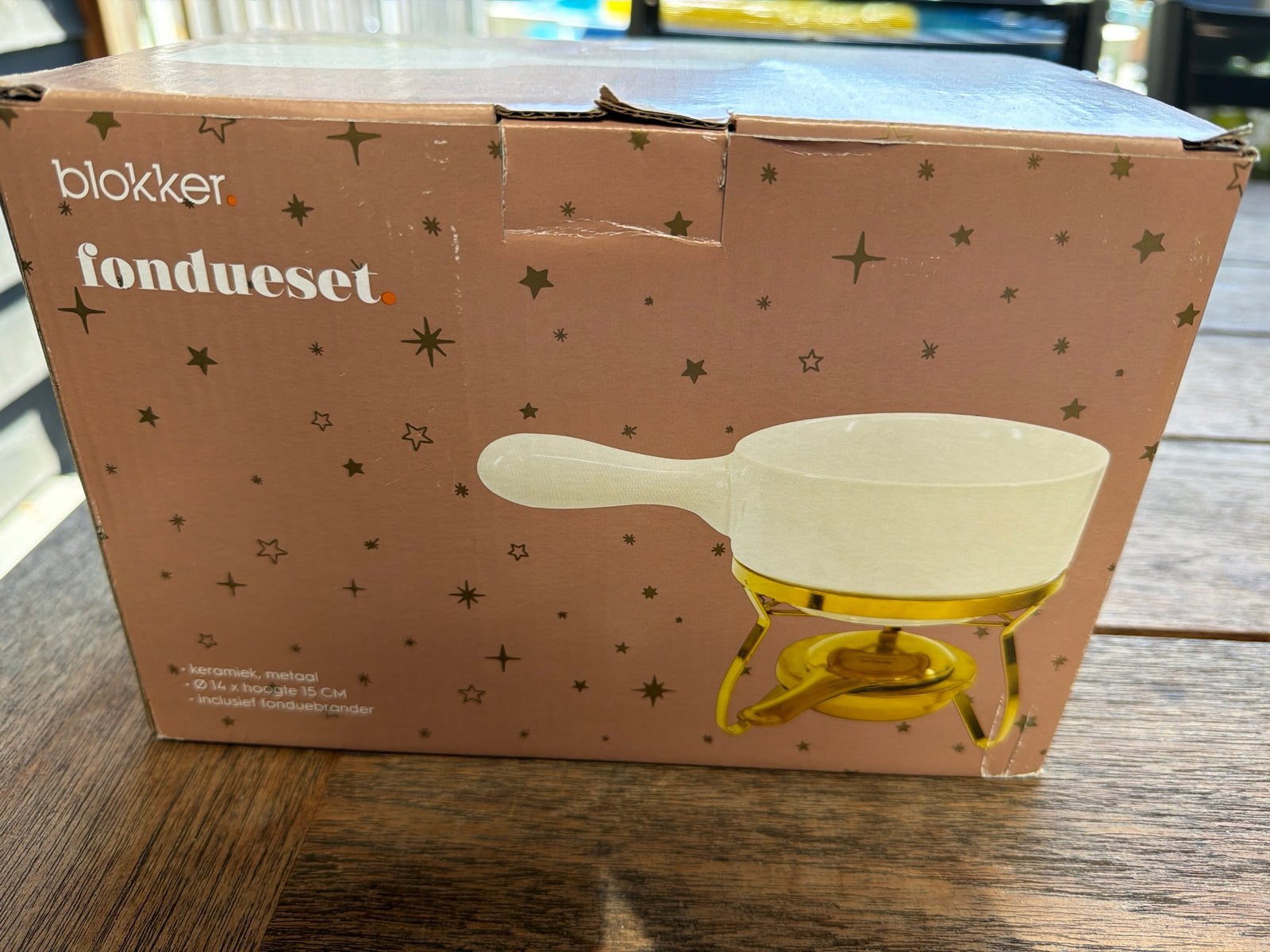 Blokker fondueset - 100% nieuw, Ophalen, Nieuw, Brander, Fondueset
