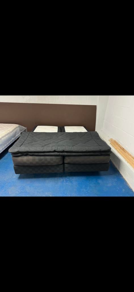 Hastens Boxspring vlak 180x200 Fırm en medıum, Ophalen of Verzenden
