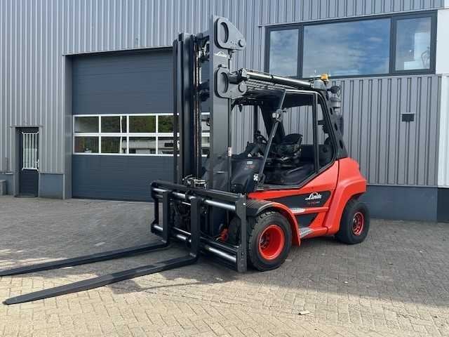 Linde - 2016 - H70D-03 - 4.45M Duplex, Side-Shift, Vorkverst, Diesel, Heftruck, Linde