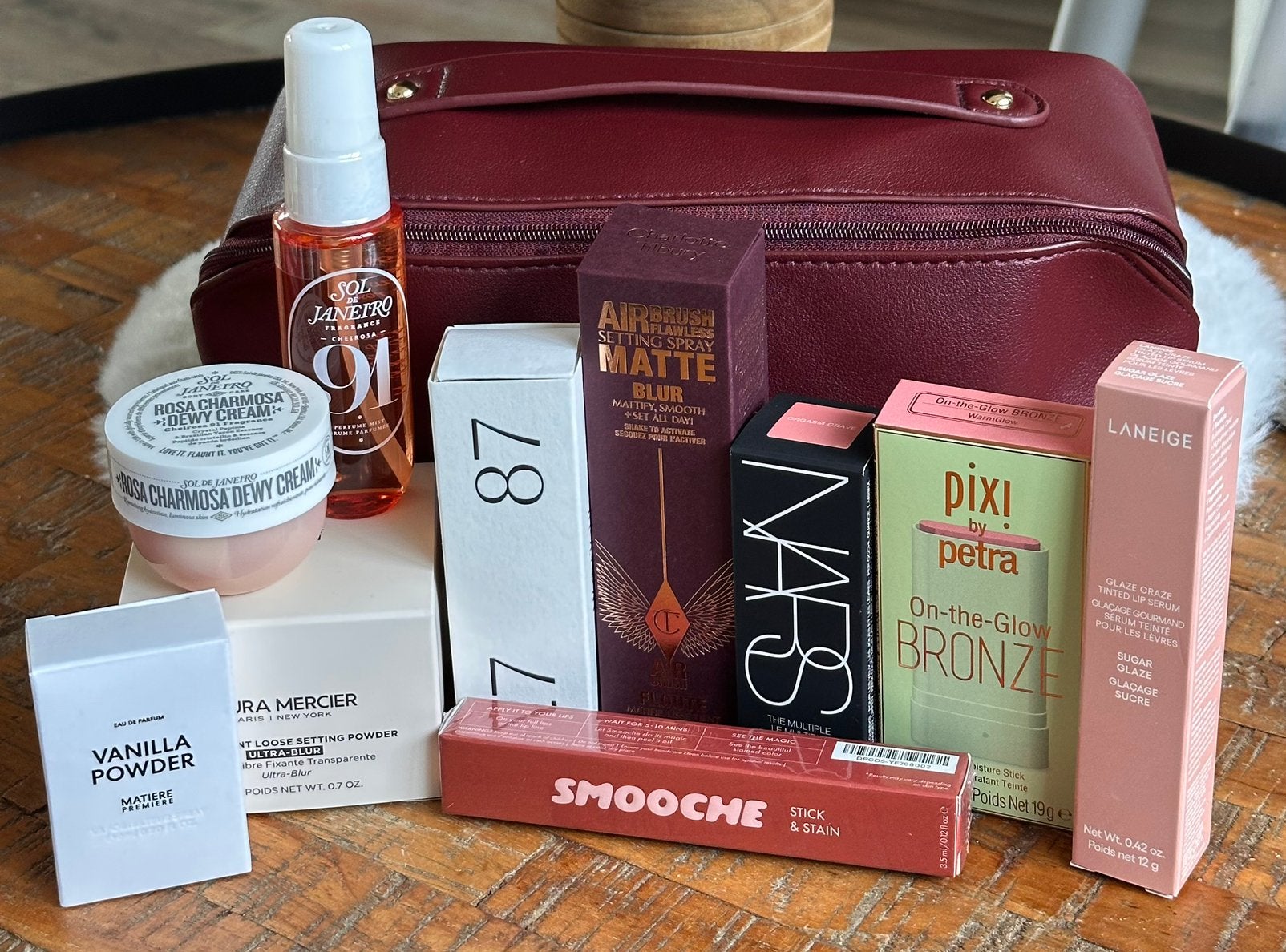 Mooie toilettas gevuld met beautyproducten, Ophalen of Verzenden, Nieuw, Overige typen