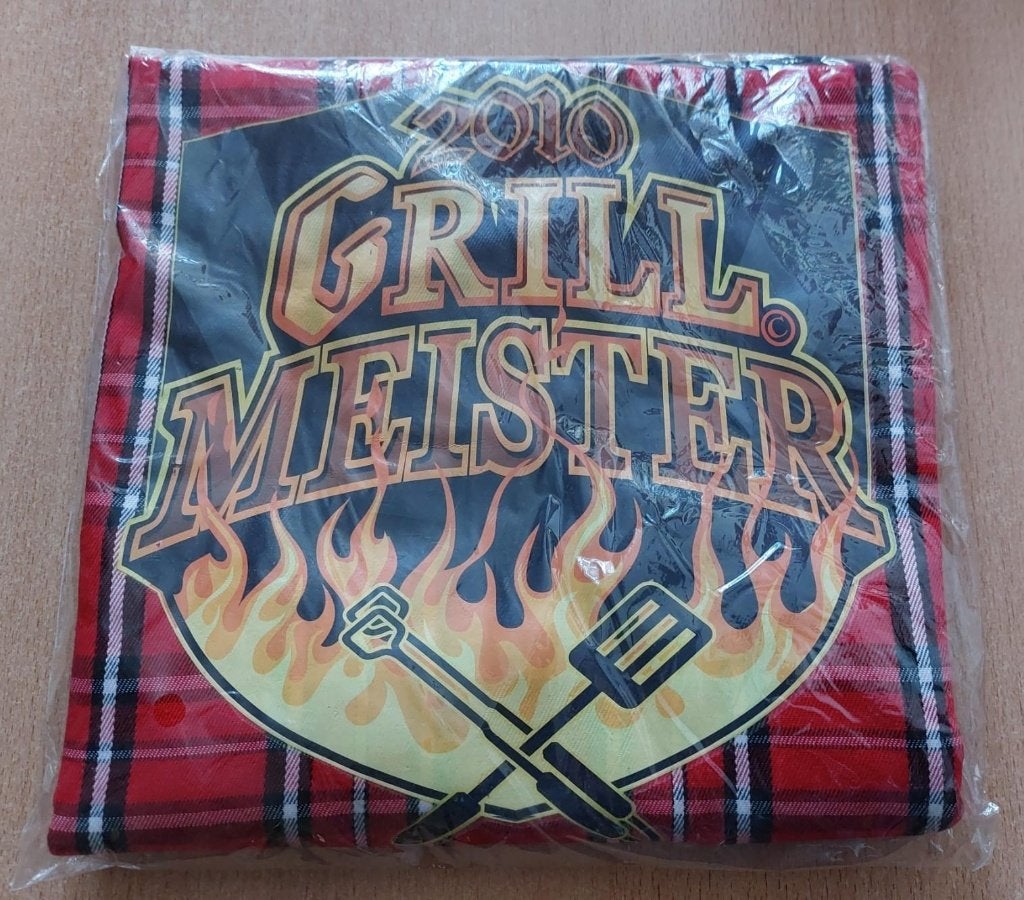 4x Lidl Grill Meister BBQ schort 2010 & 2011, Tuin en Terras, Ophalen of Verzenden, Gebruikt, Grill Meister