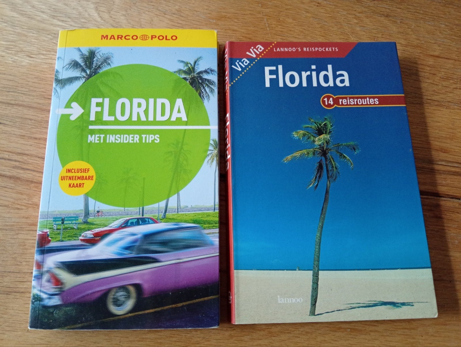 Reisgidsen Florida: Marco Polo en Via Via Lannoo, Boeken, Ophalen of Verzenden, Zo goed als nieuw, Reisgids of -boek, Noord-Amerika