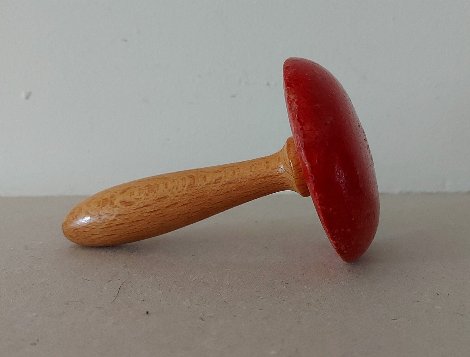 vintage houten paddenstoel sokkenstopper, Ophalen of Verzenden