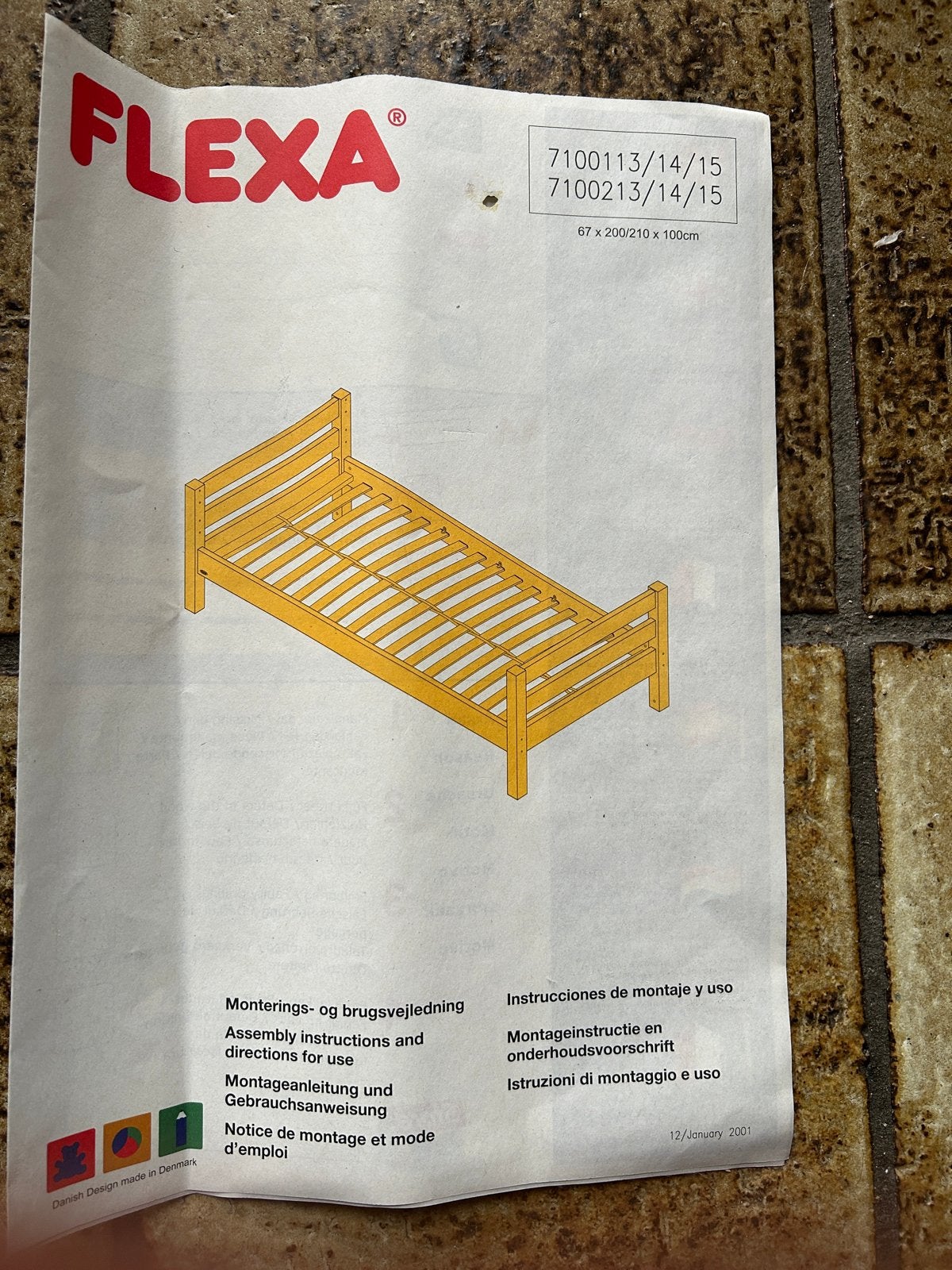 Flexa Eenpersoonsbed - nieuw in doos, Ophalen, 90 cm, Nieuw, 200 cm