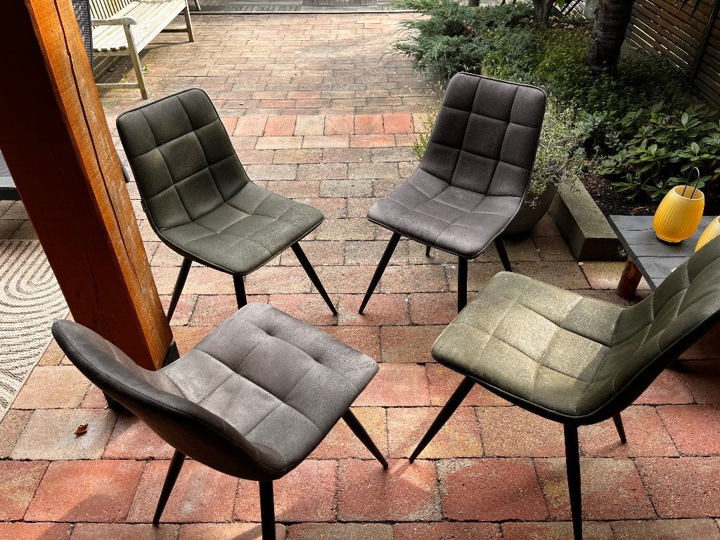 Eetkamer stoelen BENOA (4 stuks), Ophalen, Gebruikt, Vier, Overige materialen