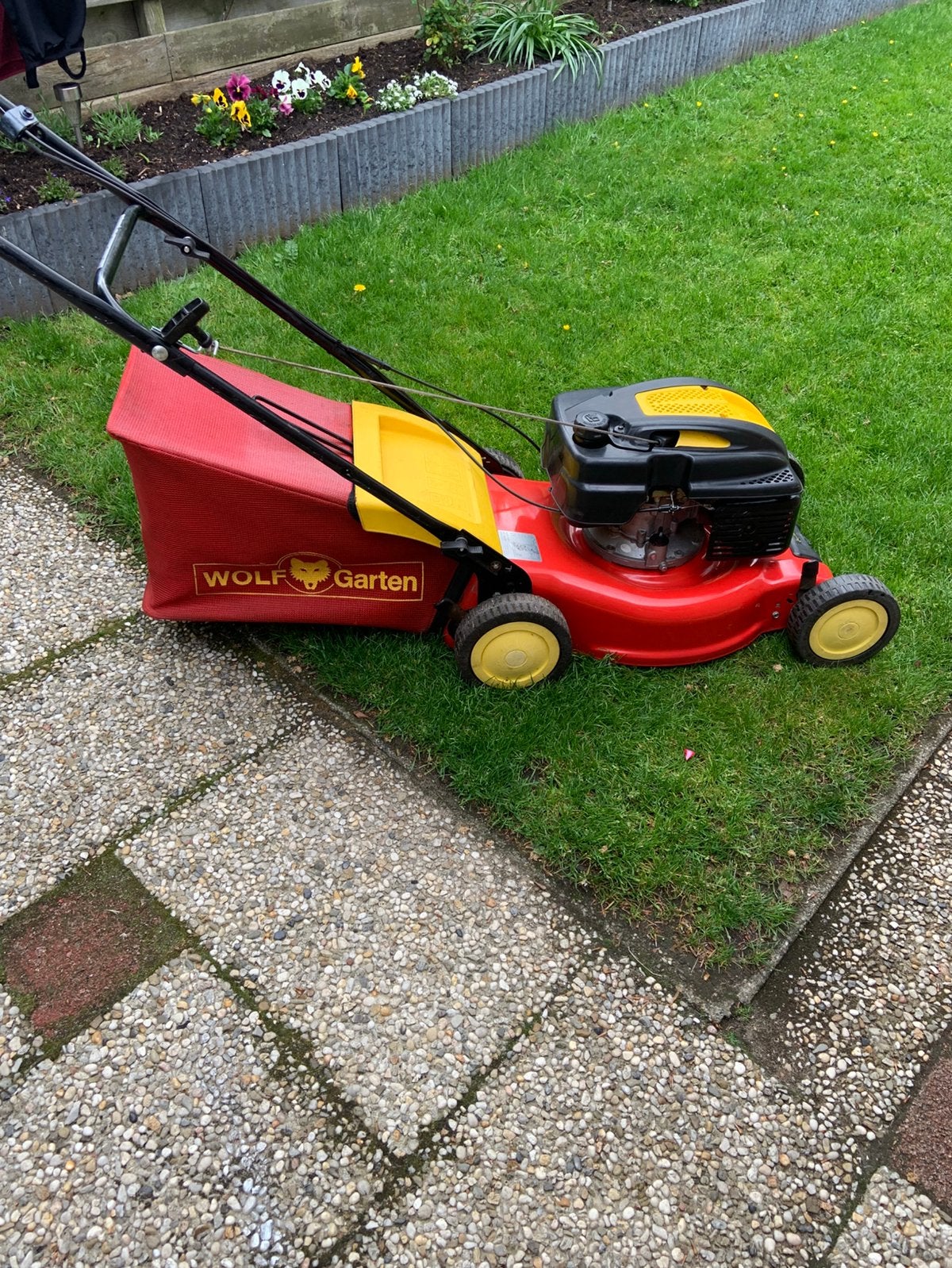 Wolf Garten benzine maaier, Ophalen, Cirkelmaaier, Gebruikt, 40 t/m 49 cm