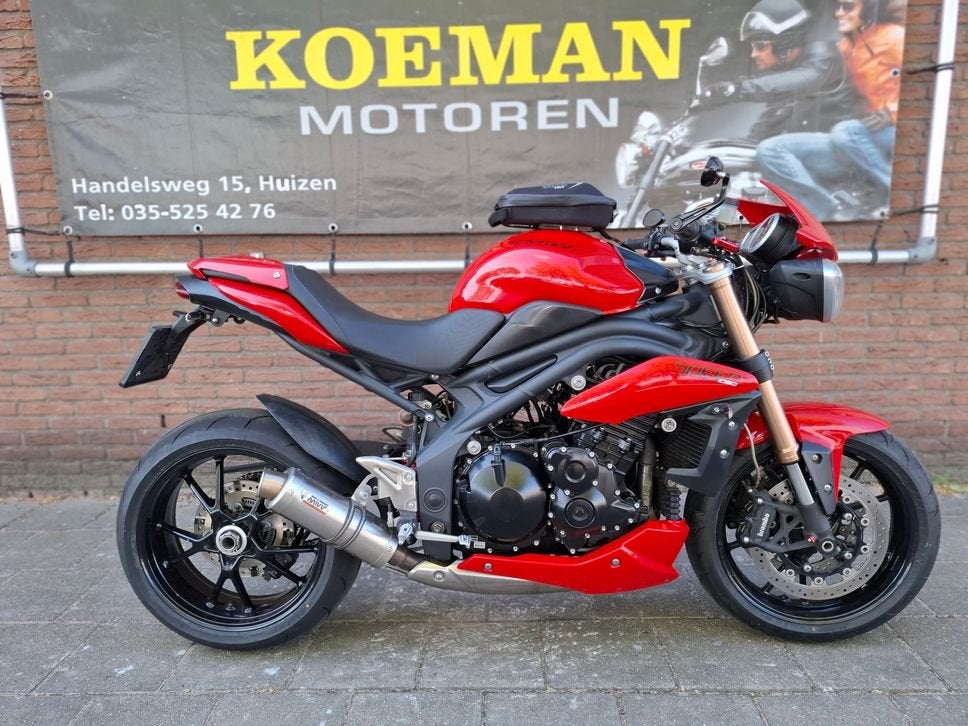TRIUMPH SPEED TRIPLE 1050 ABS (2011) Mivv garantie inruil, Motorrijbewijs A, Bedrijf, 1050 cc, Meer dan 35 kW