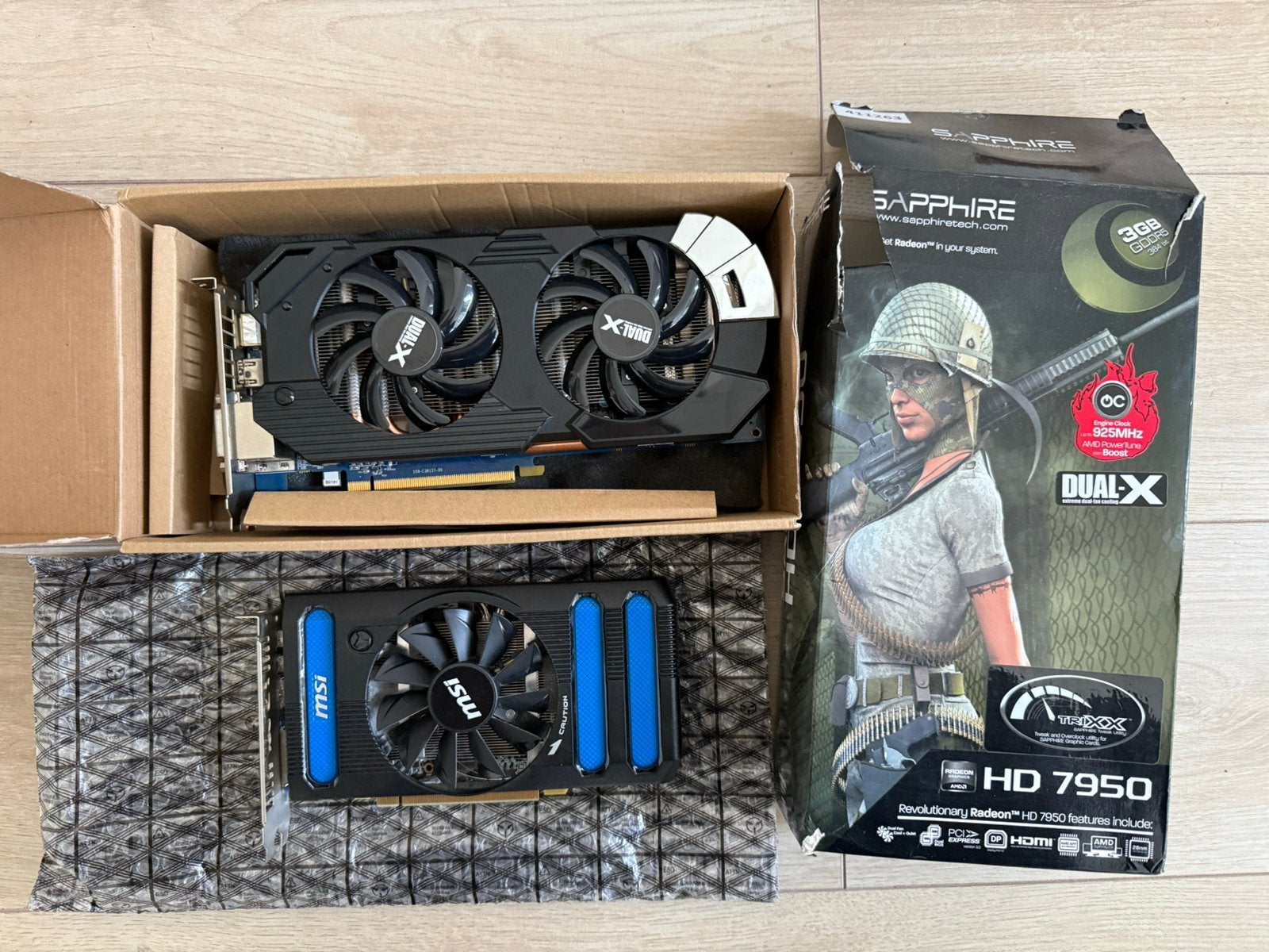 1x 7950 + 1x 7850(ati,ati radeon,7950,7850), Computers en Software, Videokaarten, Ophalen, Zo goed als nieuw, GDDR5
