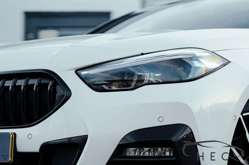 BMW 2-serie Gran Coupé - 218i M sport|Pano|Carplay|Stoelver, Gebruikt, Euro 6, Wit, Bedrijf