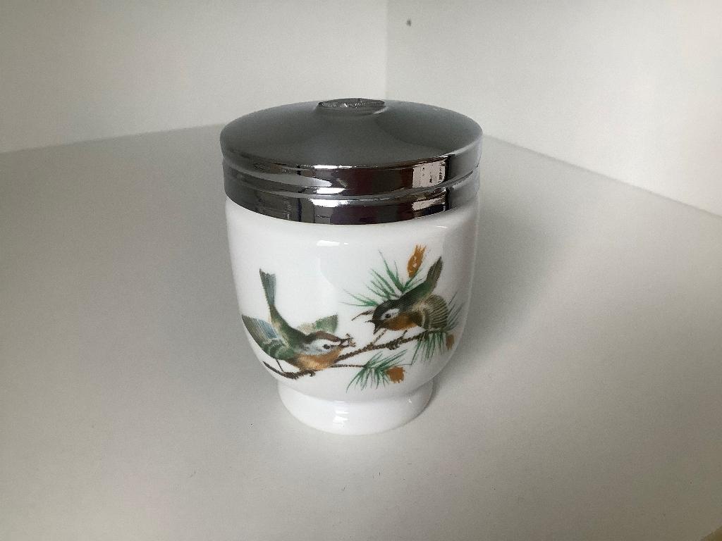 Royal Worcester "Birds" egg coddler eierkoker, Ophalen, Zo goed als nieuw