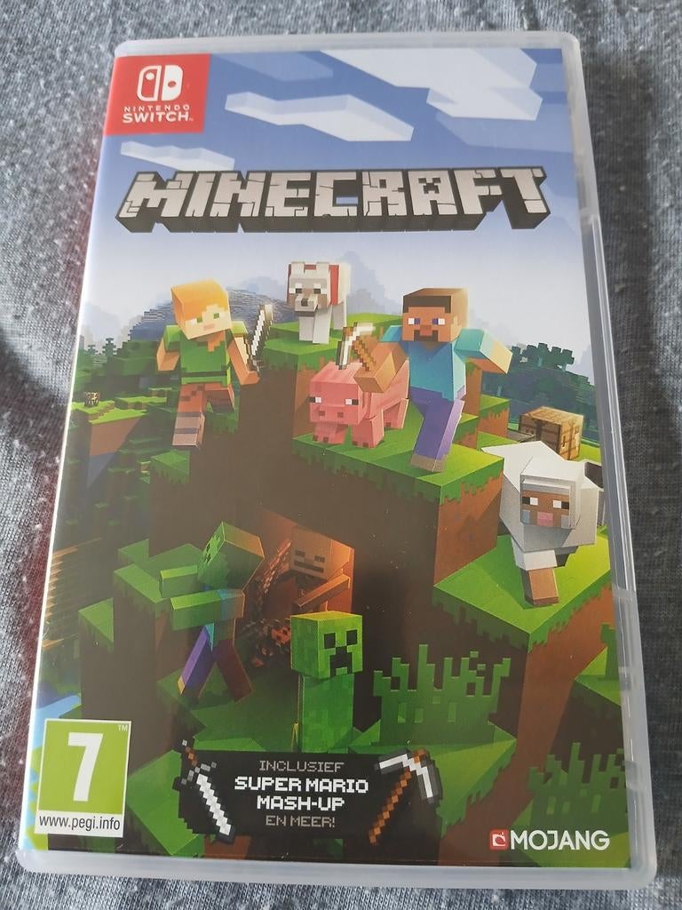 Minecraft Nintendo Switch Game, Spelcomputers en Games, Ophalen of Verzenden, Zo goed als nieuw, Met games
