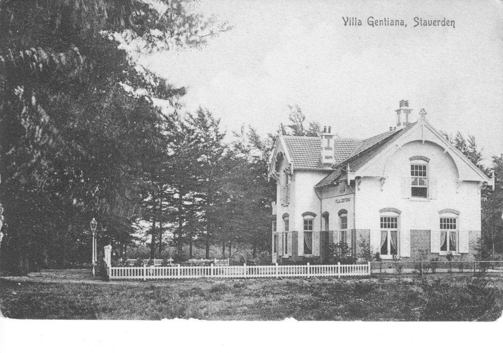Staverden Villa Gentiana, Ophalen of Verzenden, Voor 1920, Ongelopen, Gelderland