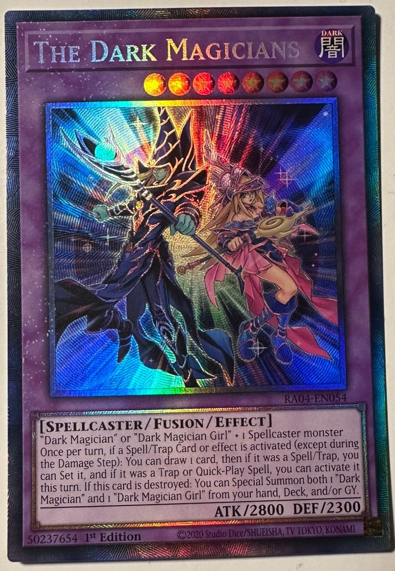 Yu-Gi-Oh! The Dark Magicians Collectors Rare Tin Promo !, Ophalen of Verzenden, Zo goed als nieuw, Losse kaart, Foil