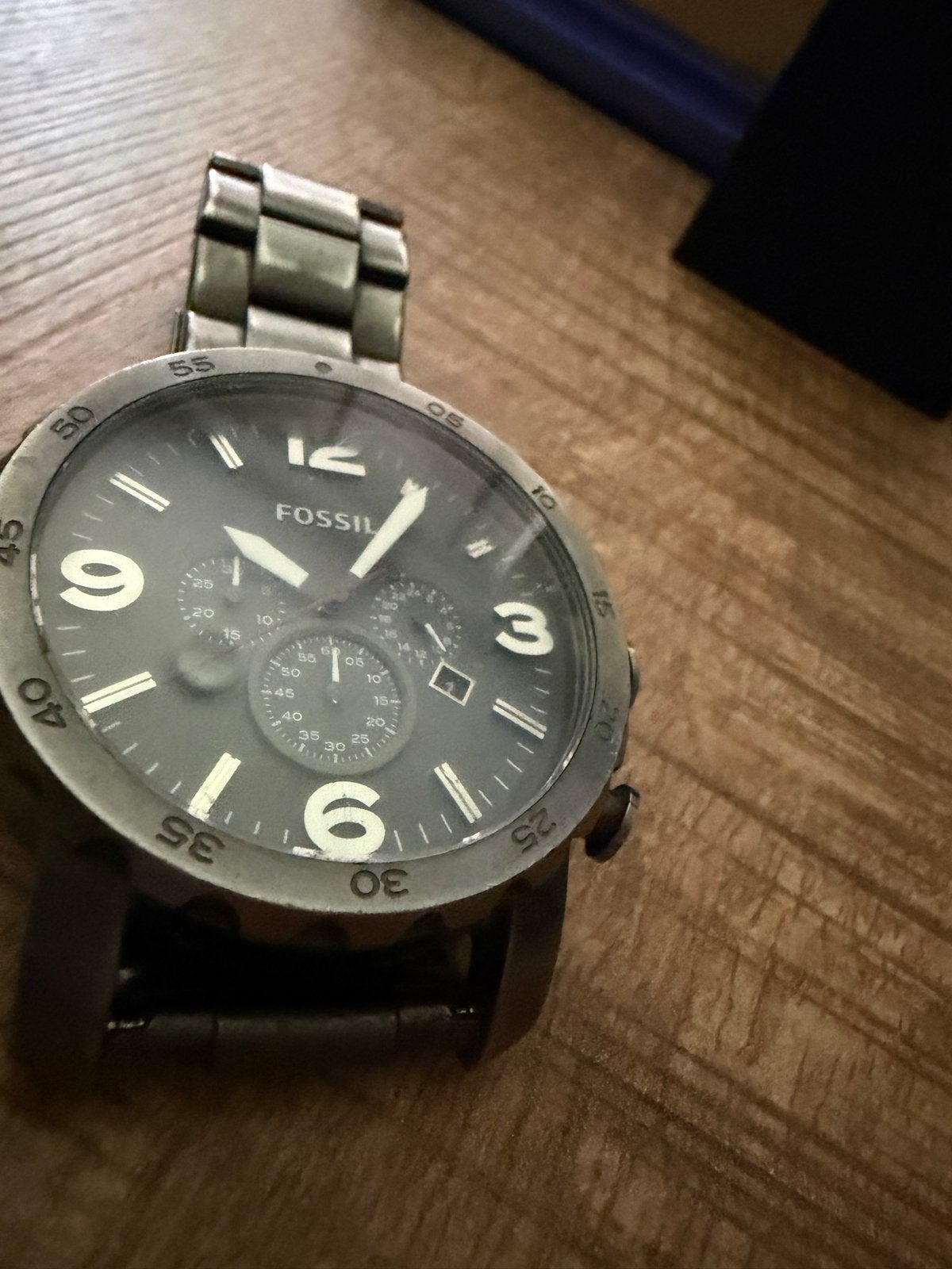 Fossil Horloge - Gebruikt met lichte krasjes, Gebruikt, Staal, Polshorloge, Ophalen