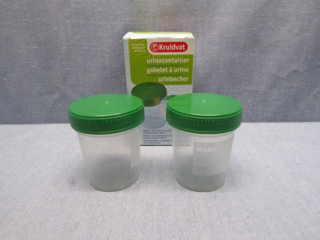 Kruidvat urinecontainer(s) | 2 stuks | nieuw, Diversen, Ophalen of Verzenden, Nieuw