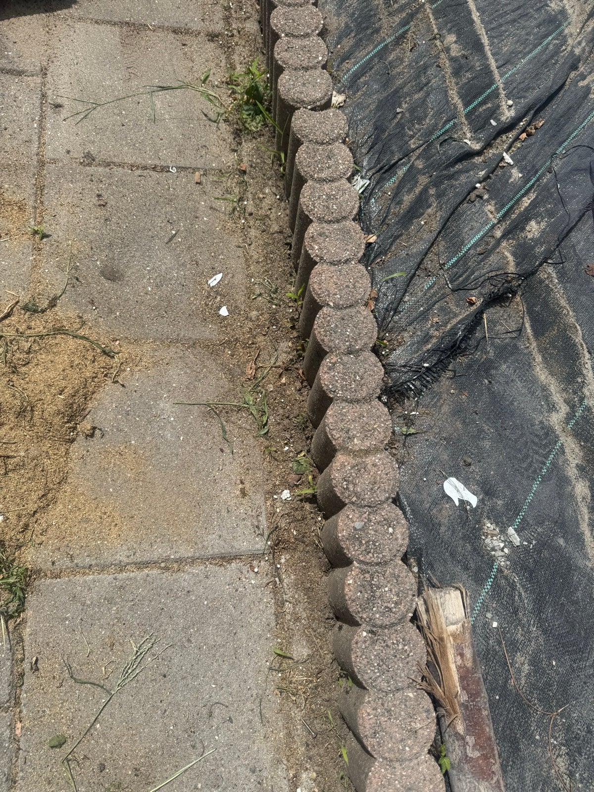 Gratis plantenbak borders - 8/9 meter, Tuin en Terras, Bielzen en Borders, Ophalen, Gebruikt, 200 cm of meer, Border