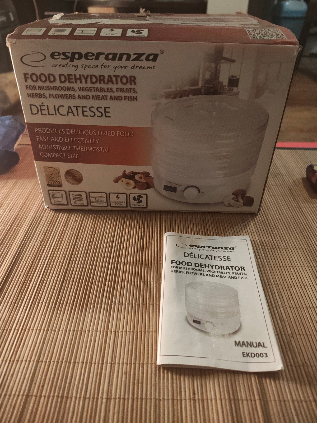 Esperanza Délicatesse EKD003 voedseldroger, Ophalen, Gebruikt