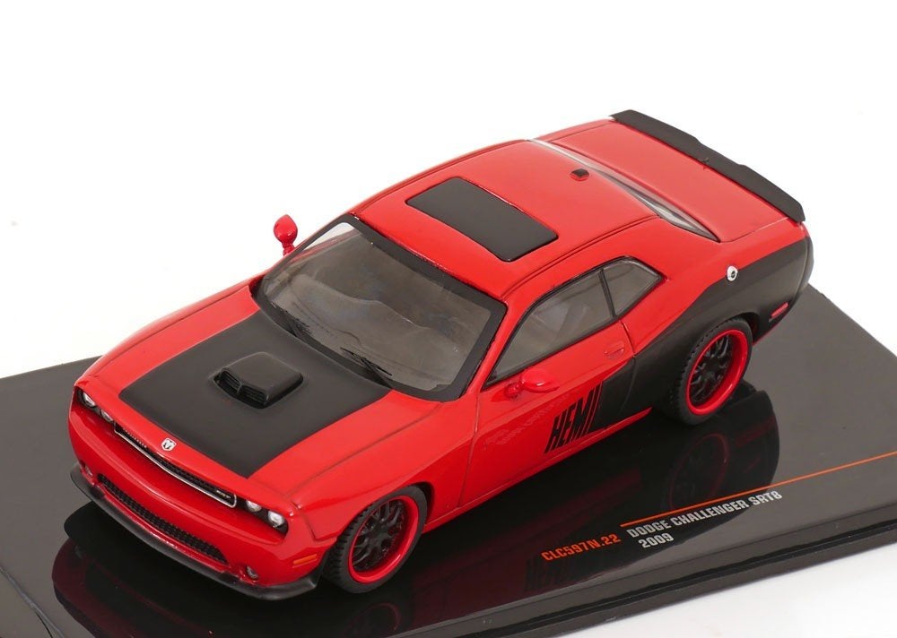 Dodge Challenger SRT8 2009, 1/43, IXO, Overige merken, Auto, ., IXO