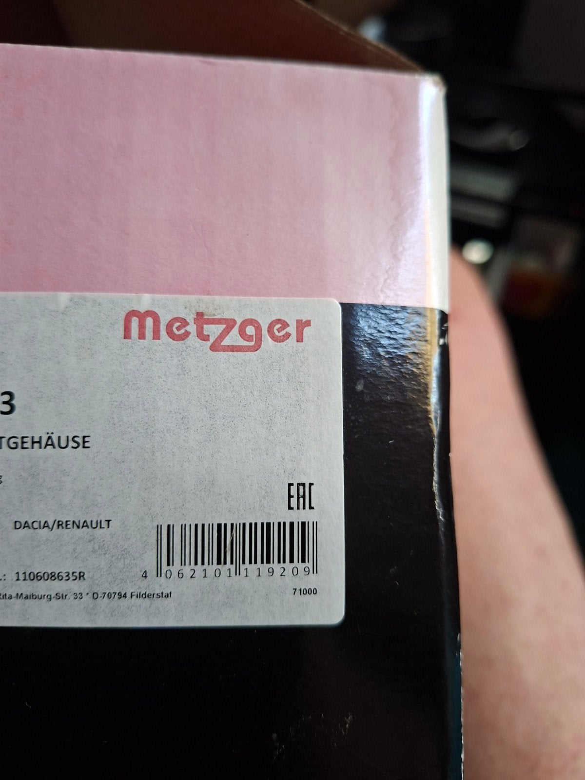 Metzger Thermostaathuis voor Dacia/Renault, Ophalen of Verzenden, Nieuw, Renault