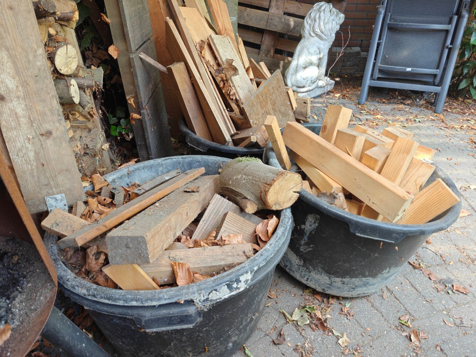 Gratis stookhout, Ophalen, 50 mm of meer, Pallet, Minder dan 200 cm