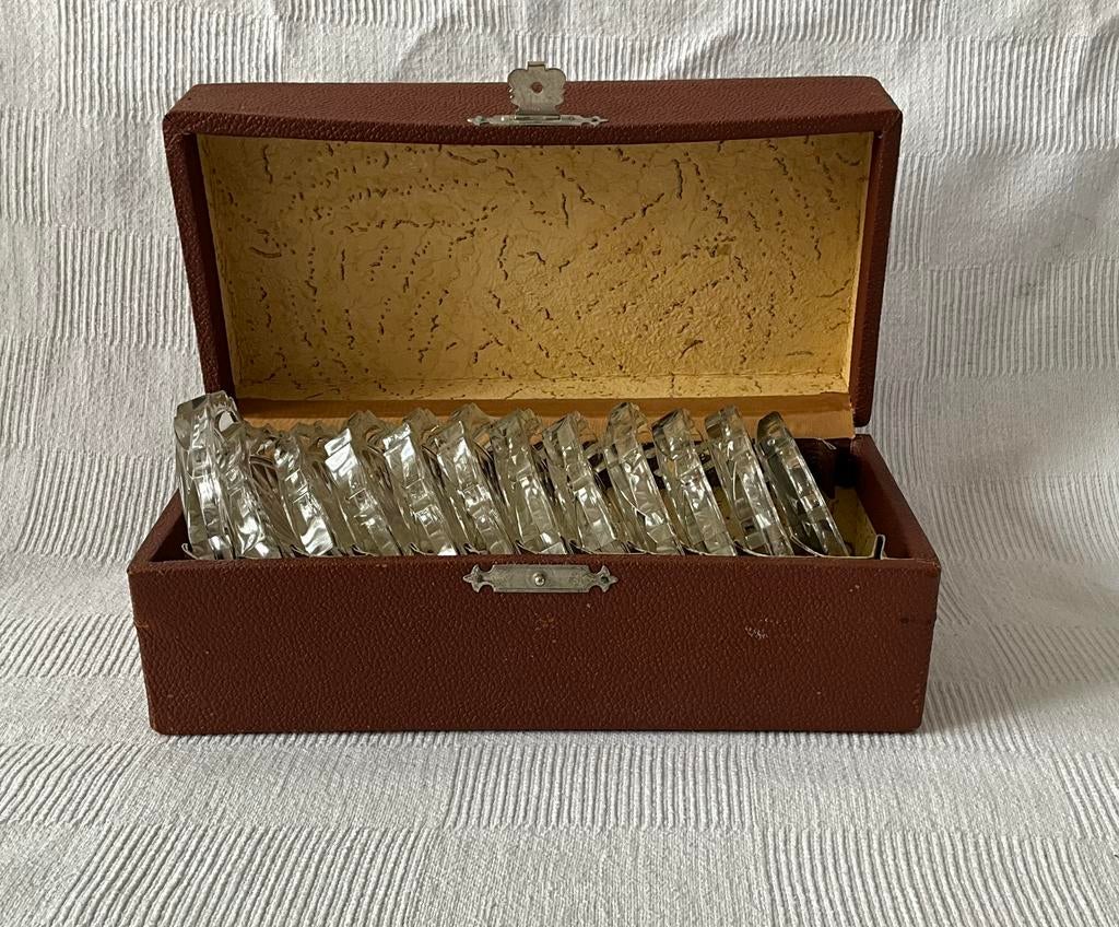 Set van 12 onderzetters in originele opbergdoos, Ophalen