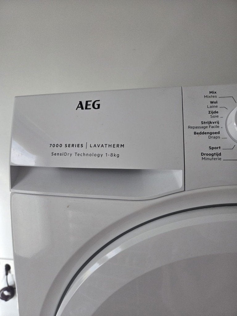 AEG Lavatherm 7000 droger, 8 kg, 5 jaar oud