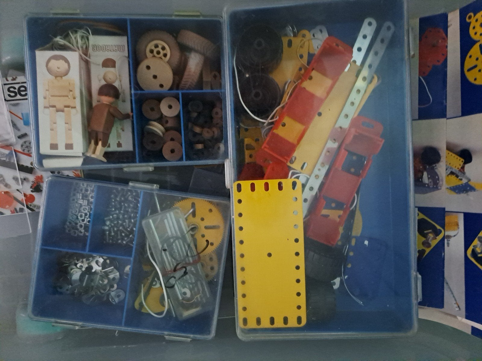 Mecano onderdelen te koop 3 dozen, Ophalen of Verzenden