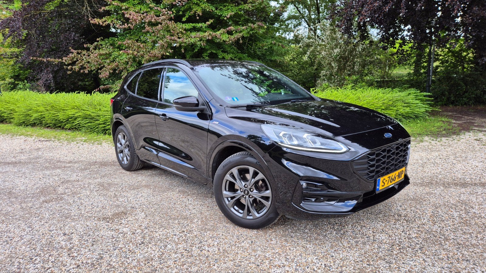 Ford Kuga 1.5 Ecoboost 150PK 2WD 2021 Zwart, Voorwielaandrijving, 1800 kg, 4 cilinders, Zwart