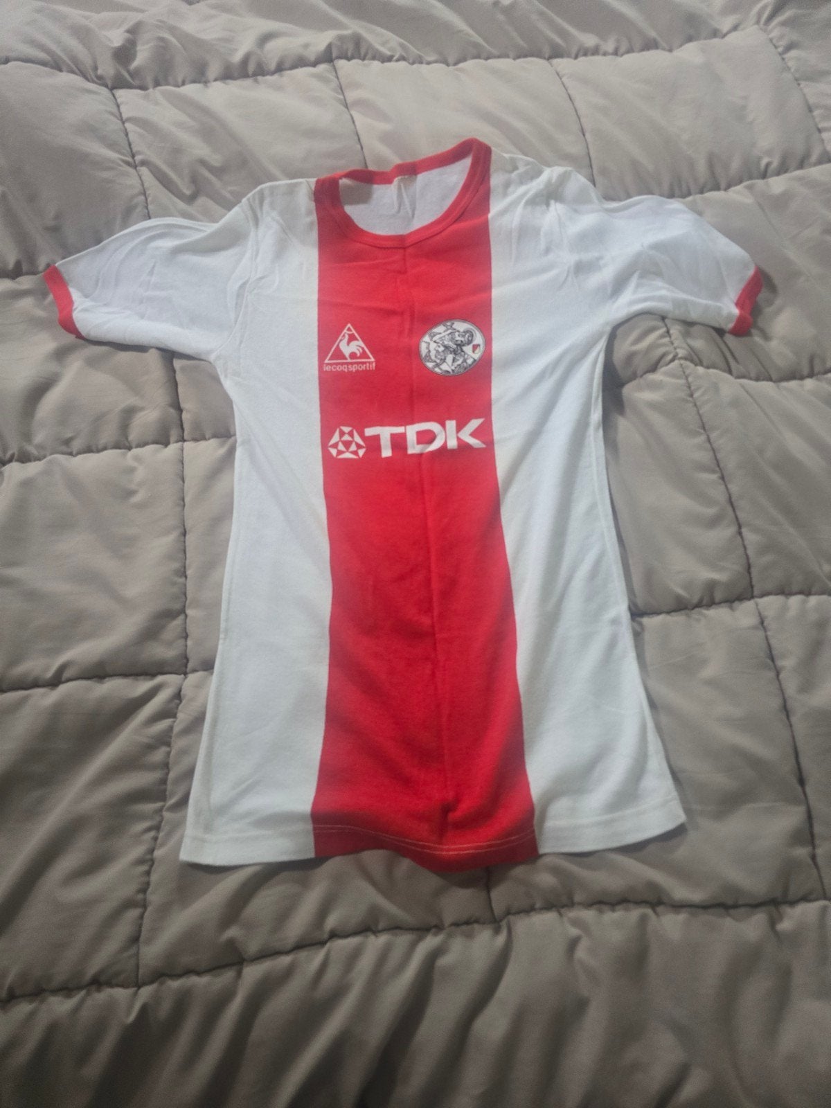 Ajax T-shirt - Le Coq Sportif TDK, Kleding | Heren, Onbekend, Ophalen of Verzenden, Onbekend, Voetbal