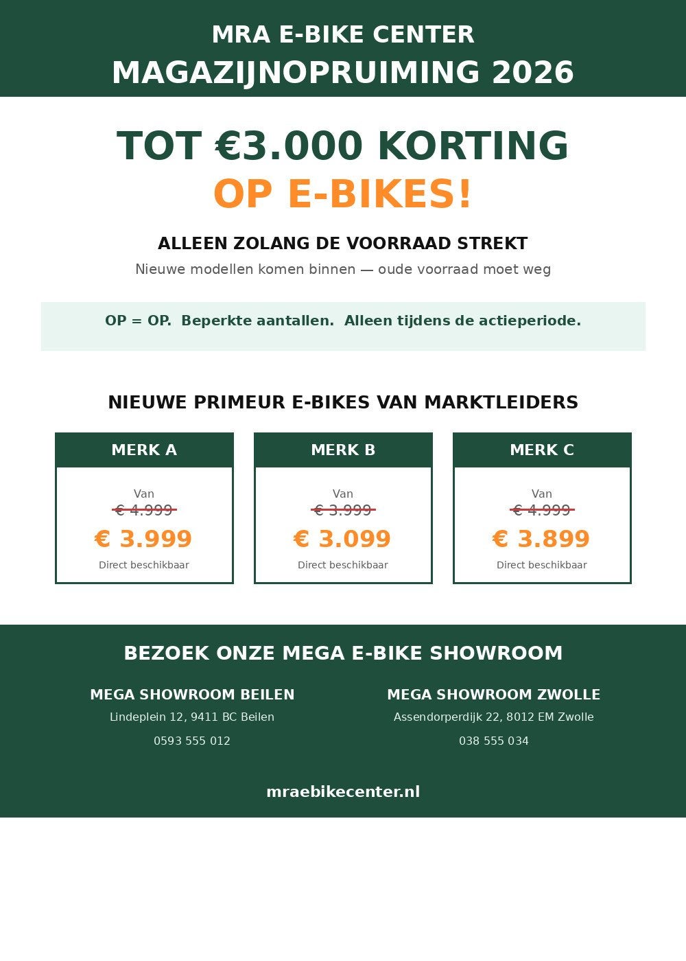 KOGA Nova EVO, Gebruikt, Overige merken