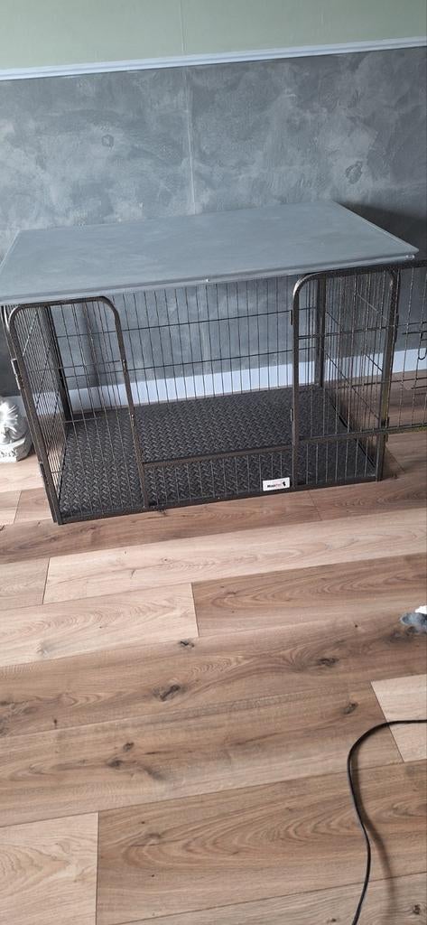 Huiskamerkennel /Bench met bovenblad, Dieren en Toebehoren, Hondenhokken, Ophalen, 65 tot 100 cm