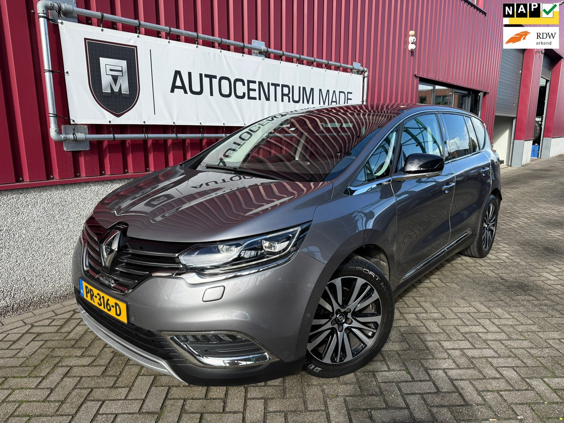 Renault Espace 1.6 TCe Initiale Paris 5p // Automaat // Leer, Auto's, 1618 cc, Gebruikt, Euro 6, 4 cilinders