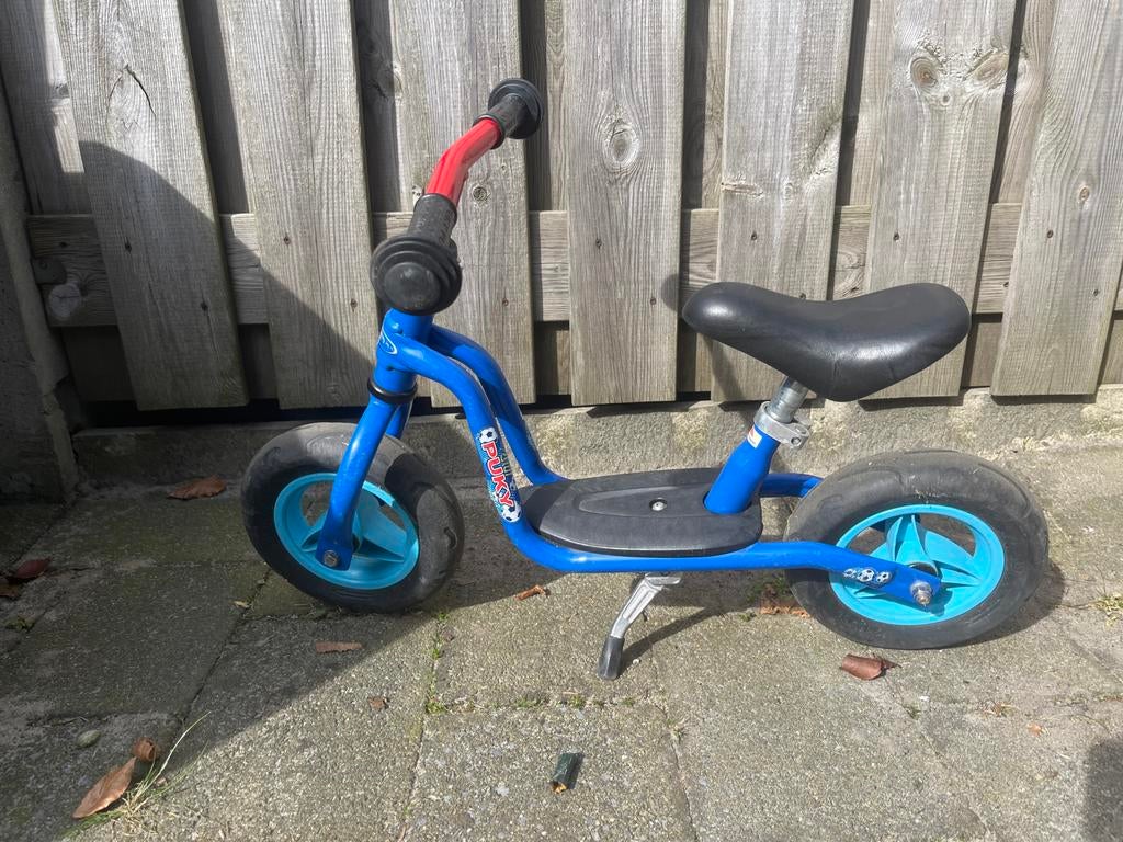 Puky loopfiets blauw 10 inch - vanaf 2 jaar, Ophalen, Gebruikt, Loopfiets