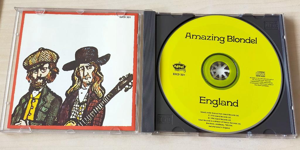 Amazing Blondel - England CD 1972/1996, Ophalen of Verzenden, Zo goed als nieuw, Progressive