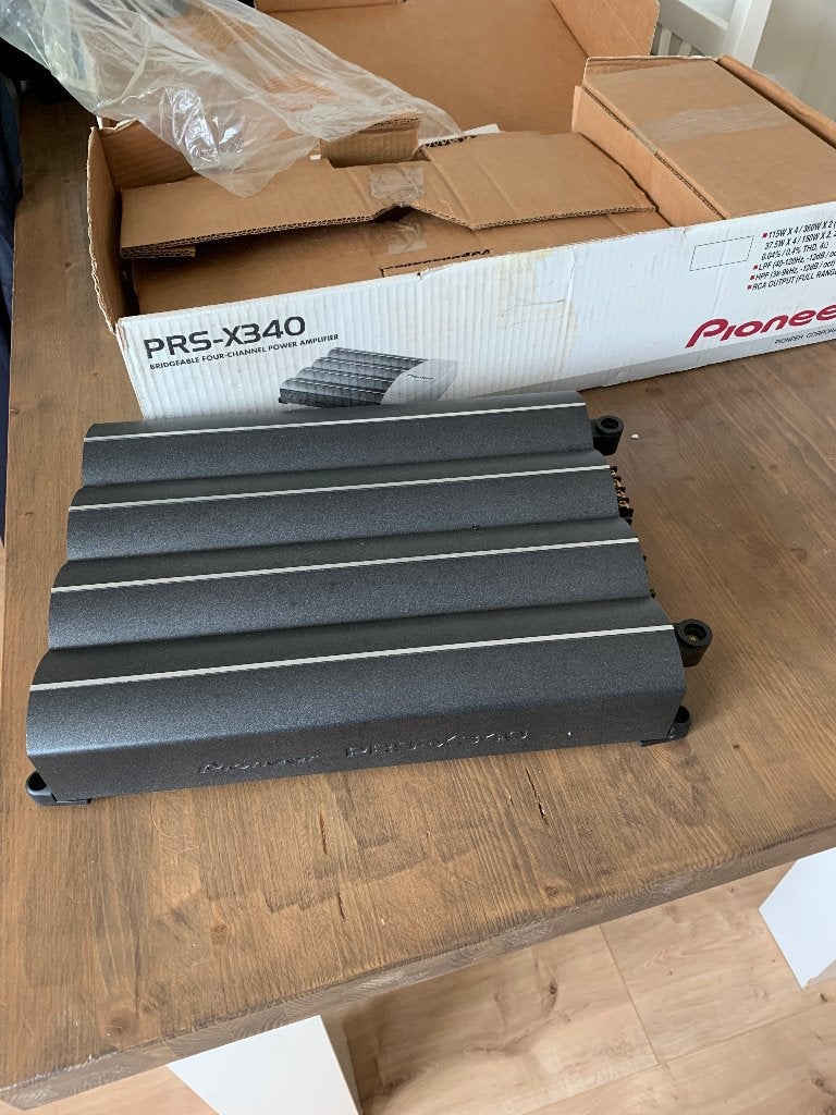 Pioneer PRS-340 topklasse versterker, Auto-onderdelen, Elektronica en Kabels, Ophalen of Verzenden, Gebruikt