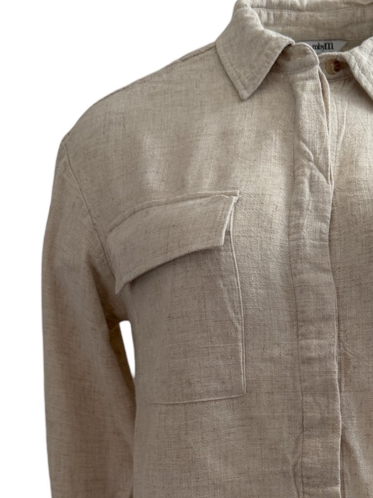 MbyM blouse S, Maat 38/40 (M), Beige, Ophalen of Verzenden, Zo goed als nieuw