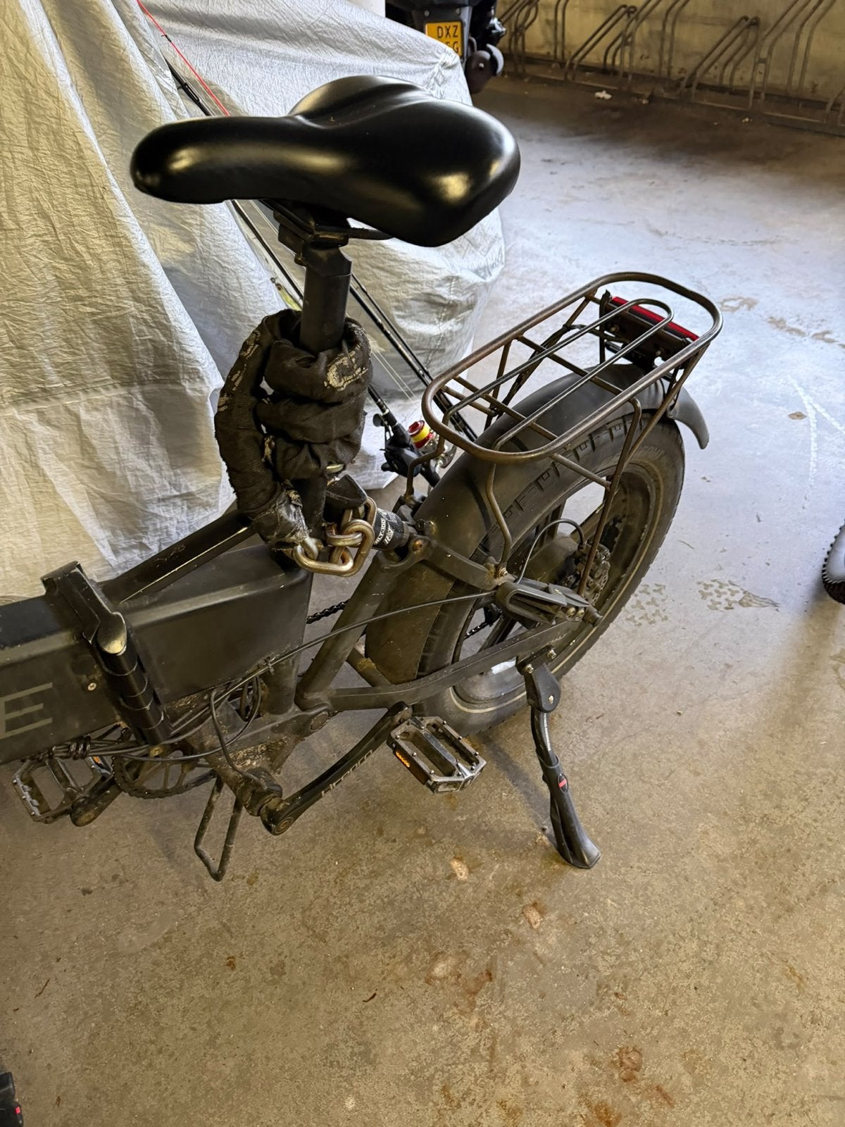 Rockbike opvouwbare elektrische fiets 2 batteries, Fietsen en Brommers, Overige merken, Ophalen of Verzenden, Zo goed als nieuw