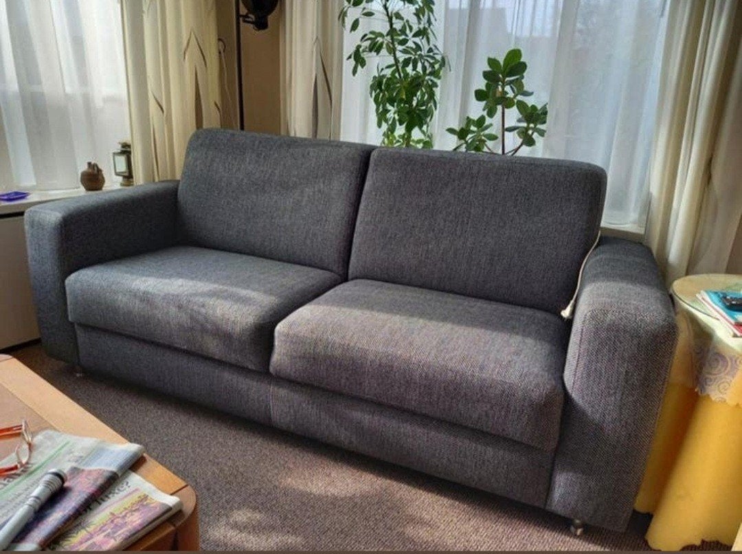 Bankstel 2,5 nieuwstaat kwaliteit, Ophalen, 75 tot 100 cm, Stof