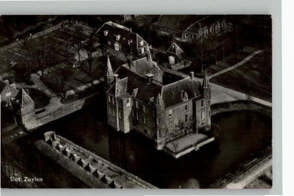 Slot Zuijlen luchtfoto st 1964, Ophalen of Verzenden, 1960 tot 1980, Gelopen, Utrecht