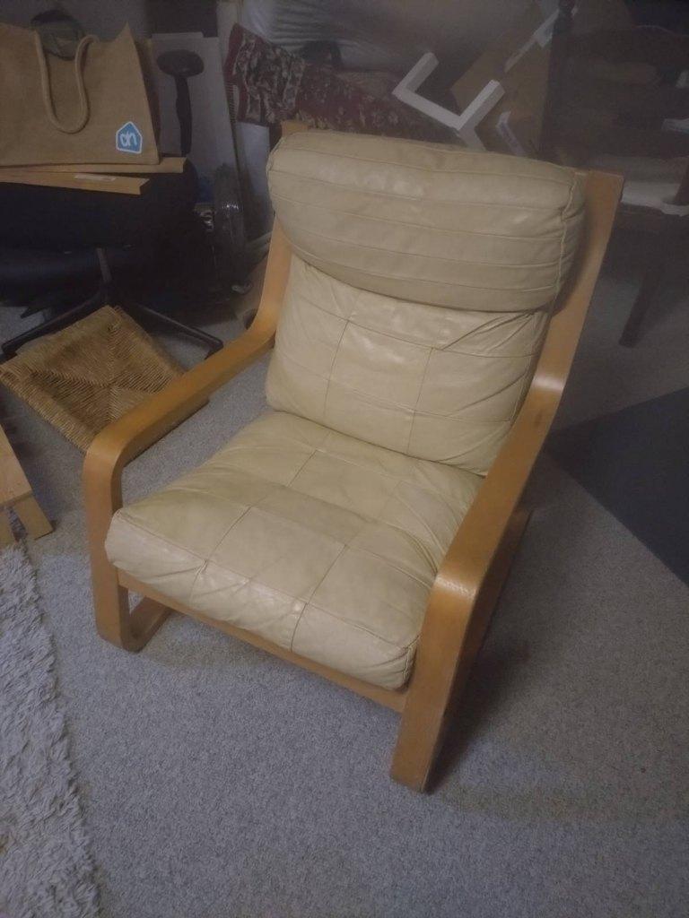 IKEA Stoel, Huis en Inrichting, Ophalen, Overige materialen, Gebruikt, Wit