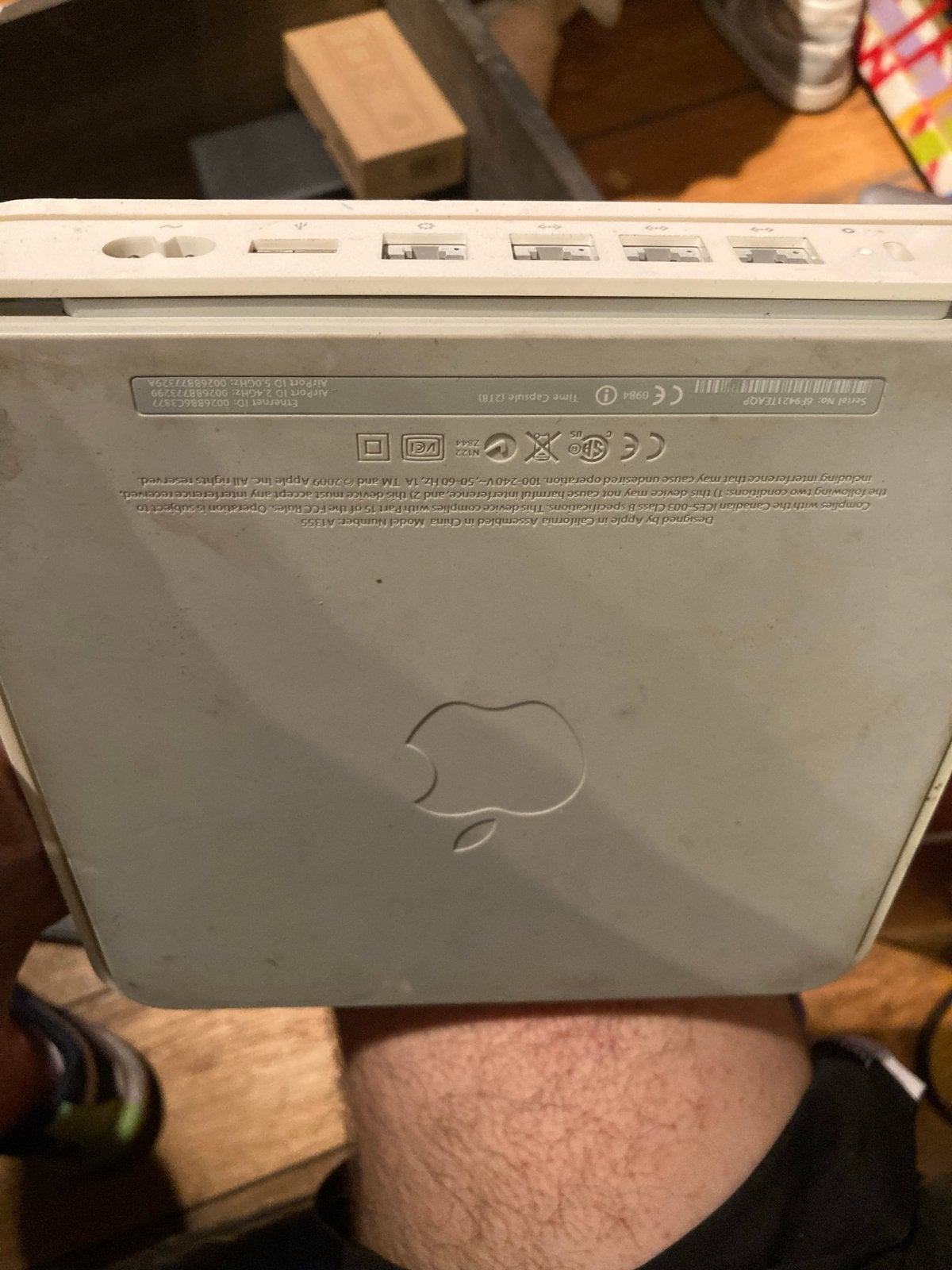 Apple Time Capsule (2TB) - Model A1355, Computers en Software, Ophalen, Gebruikt, Overige modellen, Minder dan 4 GB
