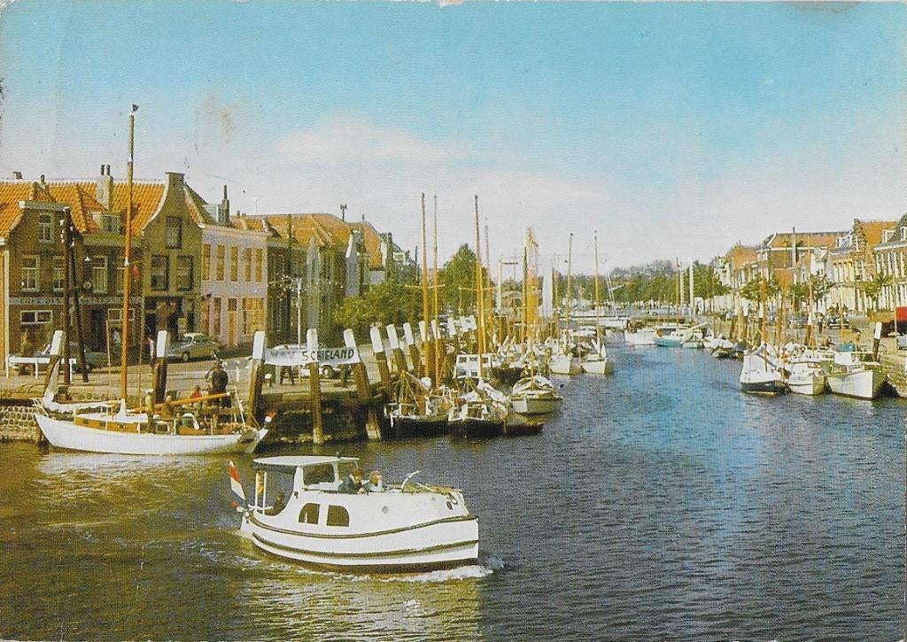 Brielle Maarlandse Haven gelopen Ansichtkaart ( 7662), Ophalen of Verzenden, 1960 tot 1980, Gelopen, Zuid-Holland