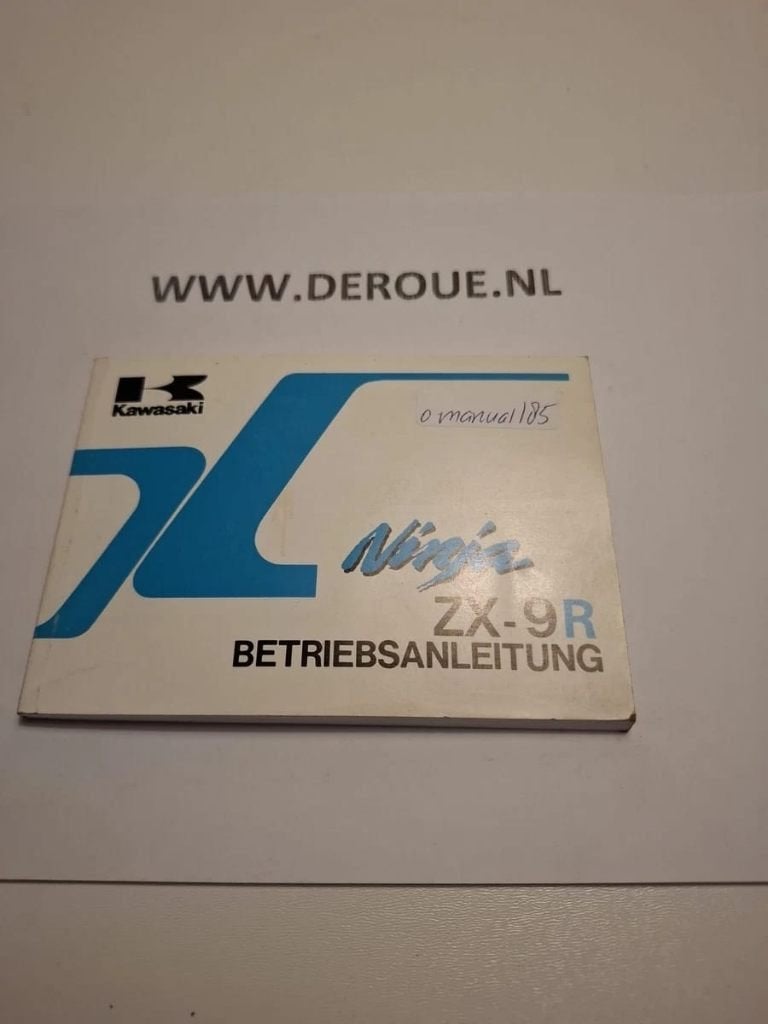 185 0WNERS MANUAL KAWASAKI ZX-9R NINJA 1994 USED, Ophalen of Verzenden, Kawasaki