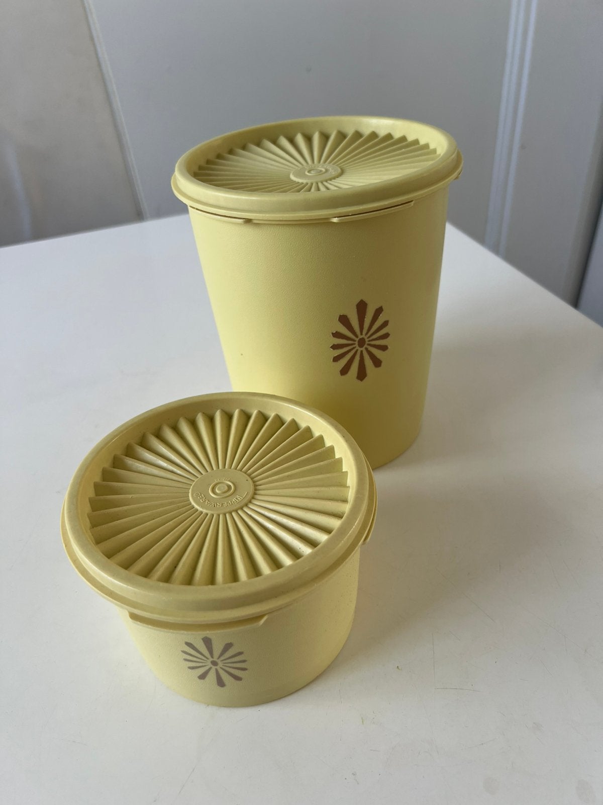 Tupperware gele Voorraadbussen, Ophalen of Verzenden
