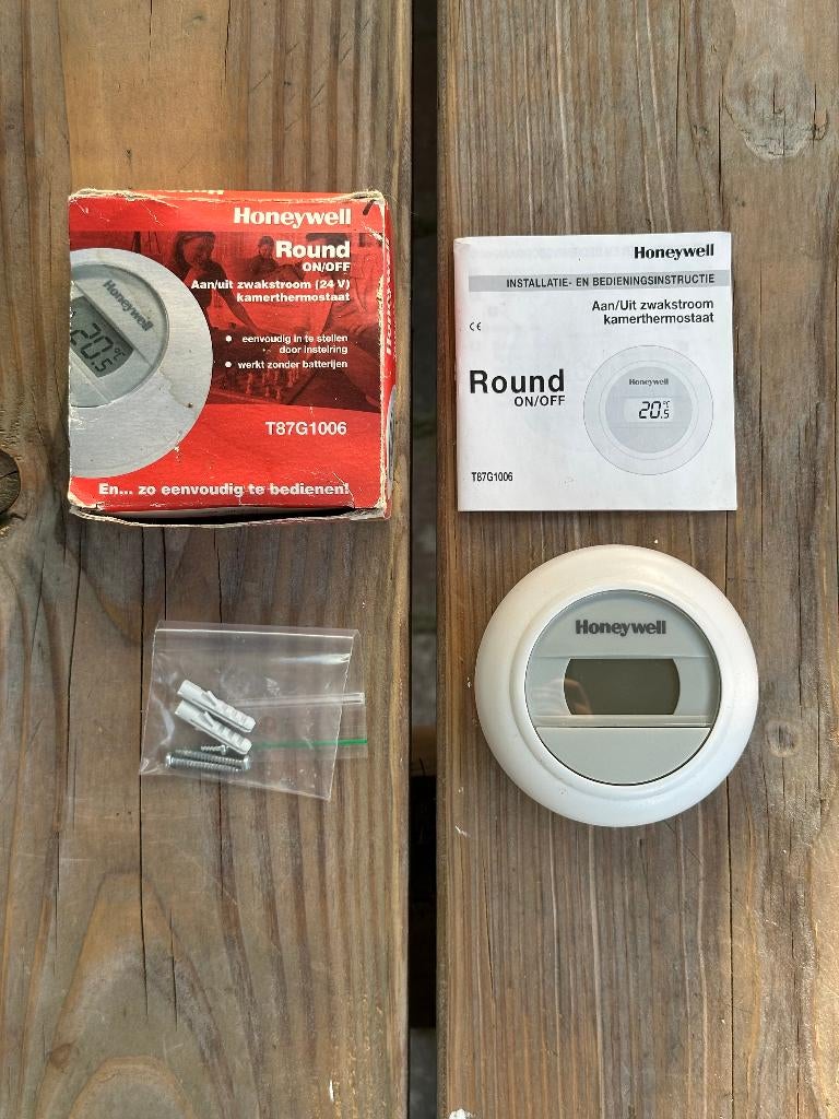 Honeywell Thermostaat Round, Doe-het-zelf en Verbouw, Ophalen of Verzenden, Zo goed als nieuw