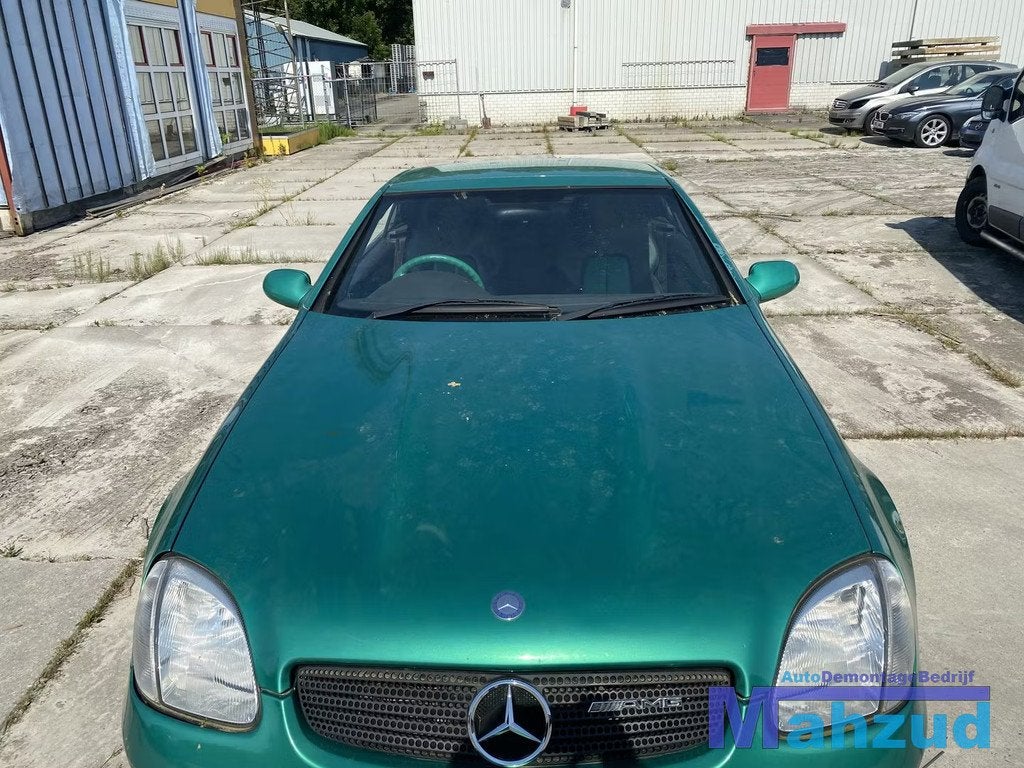 MERCEDES SLK R170 Groen 252 Motorkap 1996-2004, Gebruikt, Mercedes-Benz AG, Mercedes-Benz, Ophalen of Verzenden