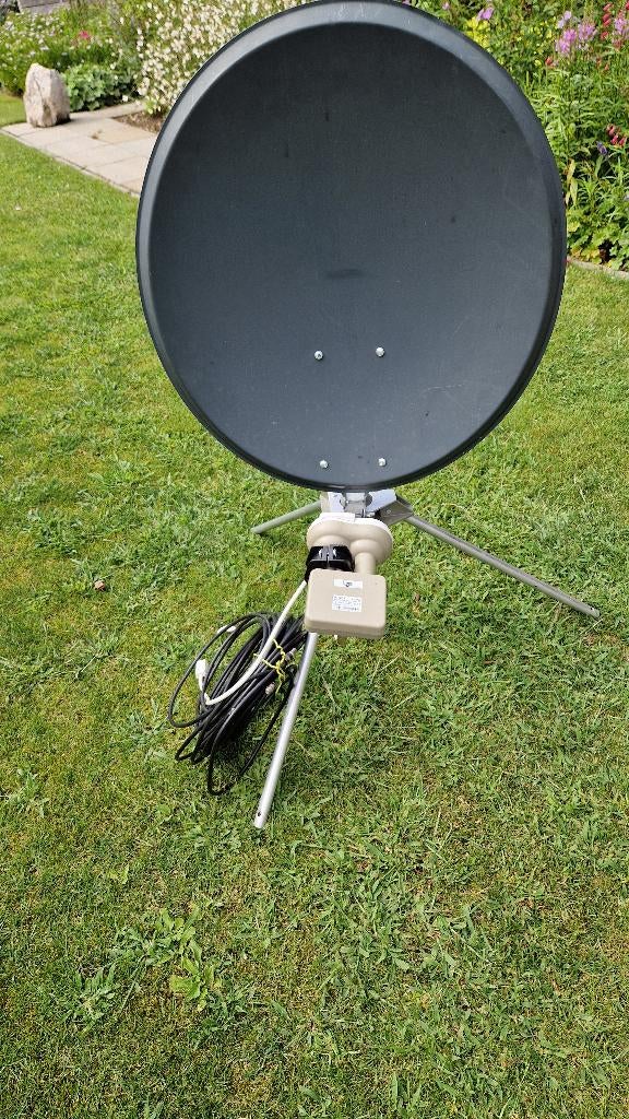schotelantenne plus toebehoren, Audio, Tv en Foto, Schotelantennes, Ophalen, Gebruikt, (Schotel)antenne-accessoires, Overige merken