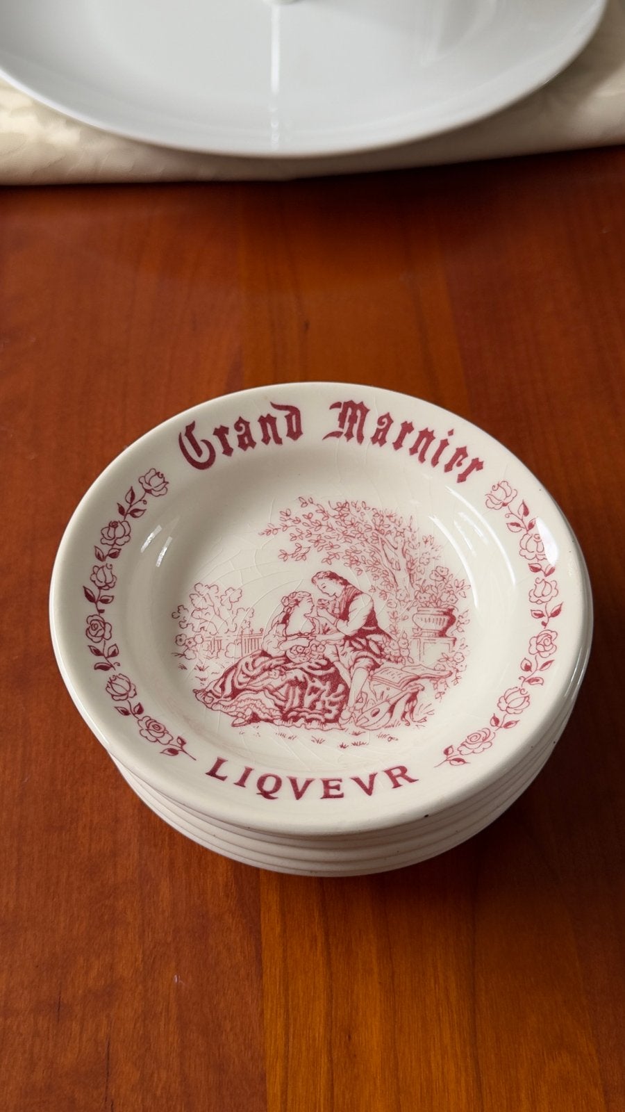 Set van 6 Grand Marnier likeurschaaltjes van Gien France, Ophalen