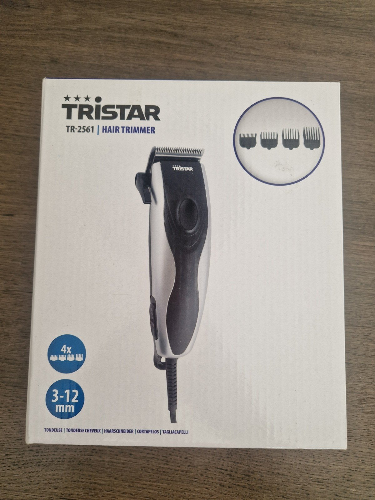 Tristar TR-2561 Tondeuse - Haar Trimmer met 4 Opzetkammen, Ophalen of Verzenden, Haarverzorging